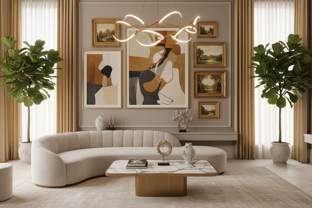 L'Art Mural : Comment un Tableau Transforme Votre Intérieur et Votre Quotidien