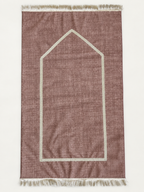 Tapis de prière en velours rose