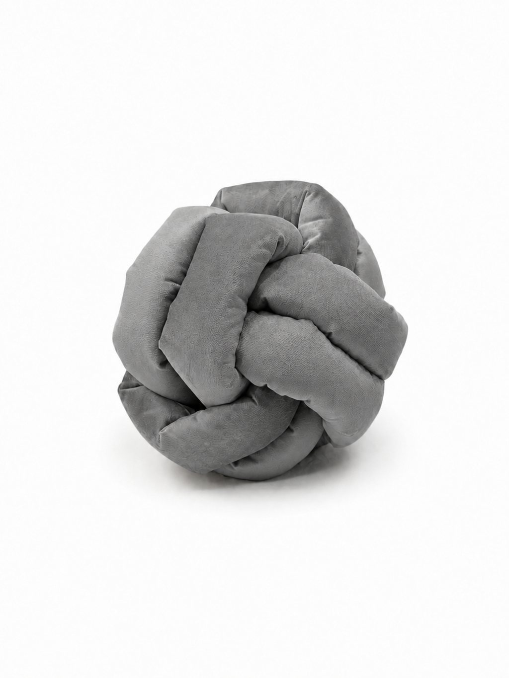 Coussin noeud gris