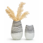 Duo “Éclipse” – Vases en Verre Soufflé