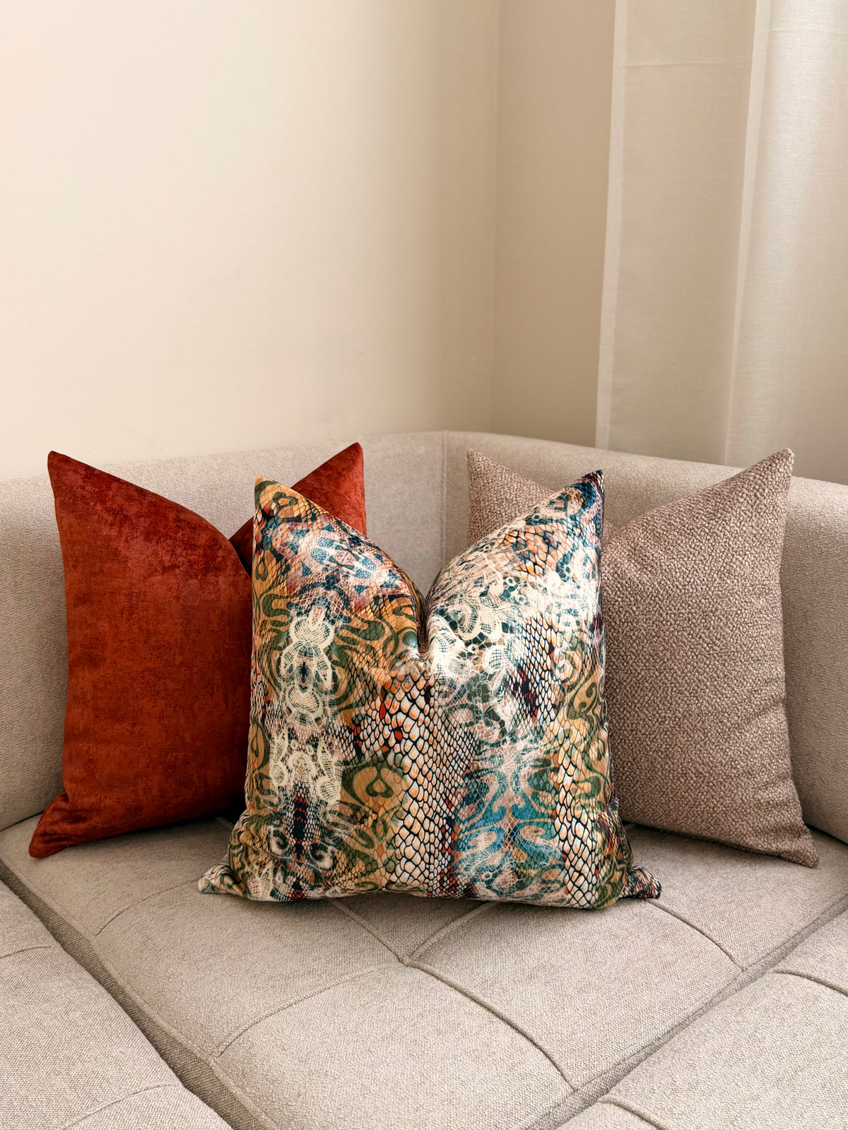 Collection Terre Sauvage | 3 housses velours