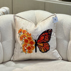 Coussin velours KOLEA