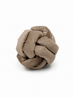 Coussin noeud taupe