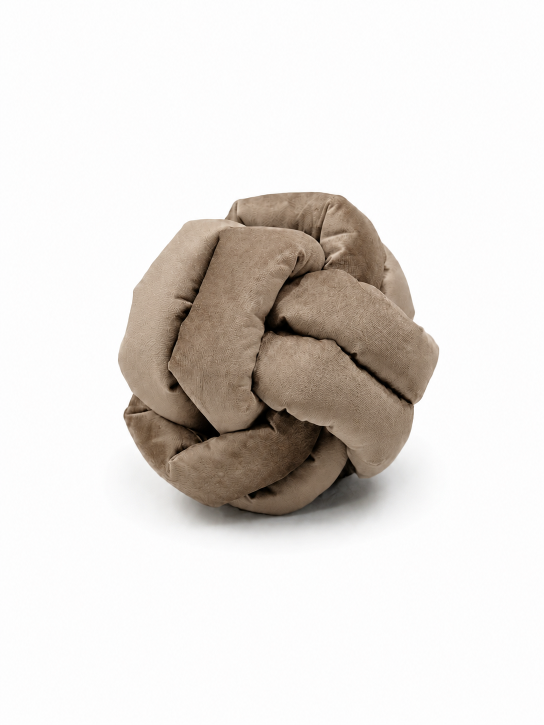 Coussin noeud taupe