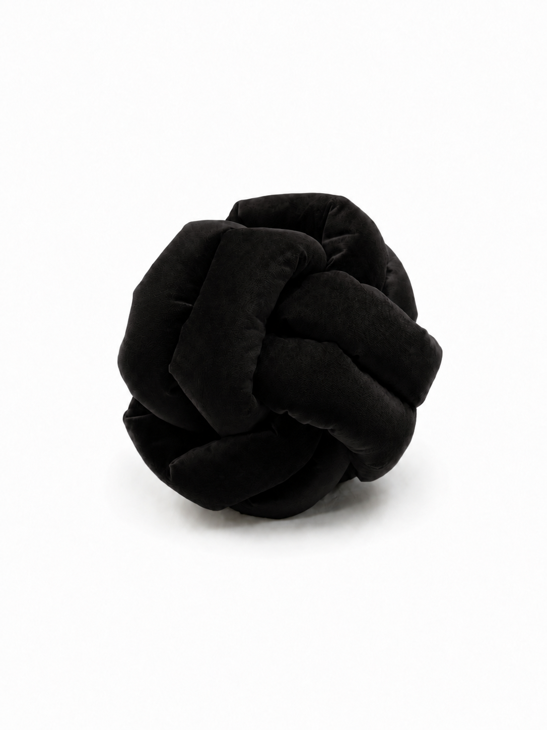 Coussin noeud Noir