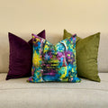 Collection Jardin Pop | 3 housses velours
