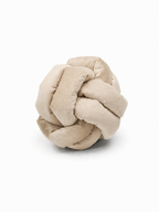 Coussin noeud beige