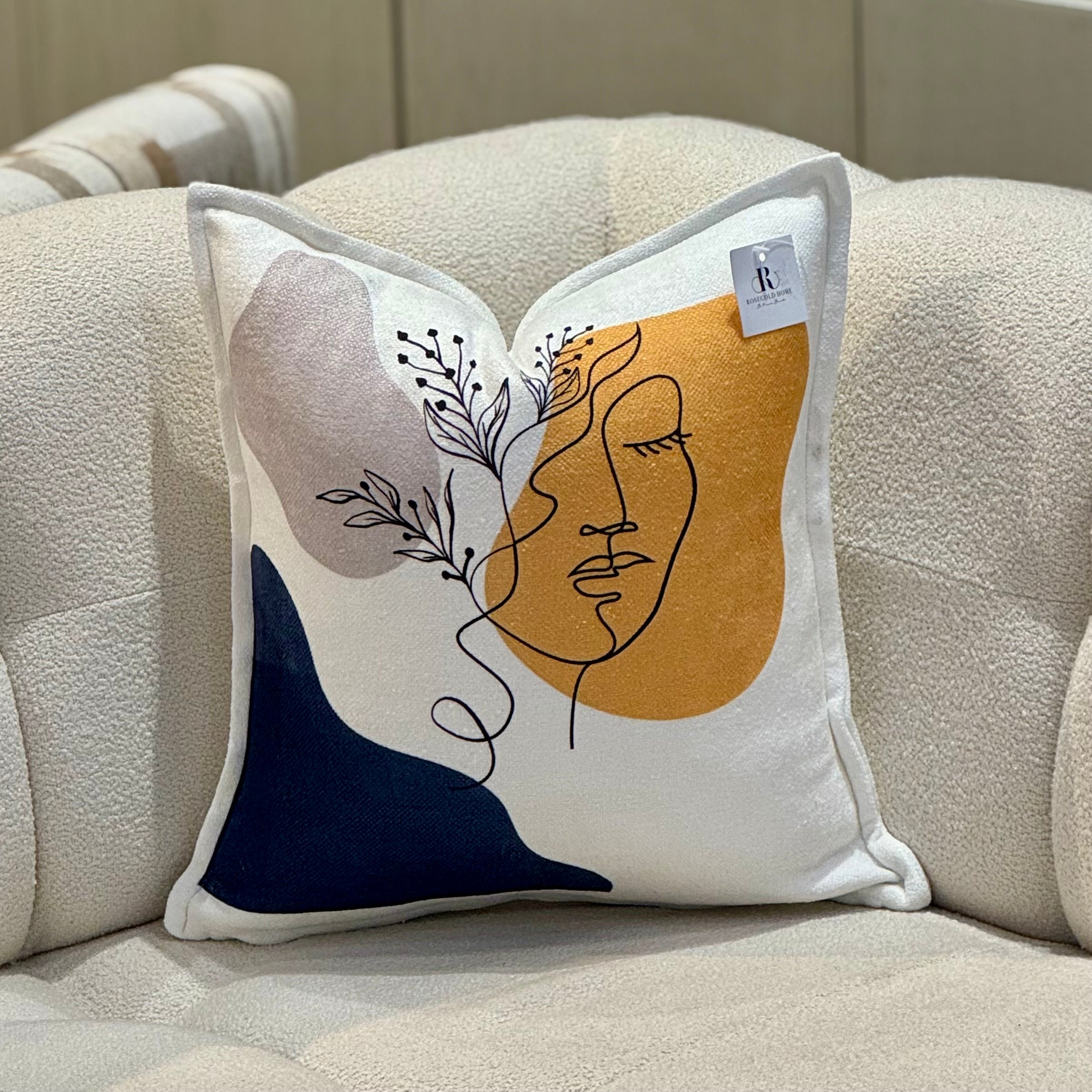 Coussin velours BONI