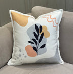 Coussin en velours imprimé