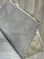 Tapis de prière en velours beige clair