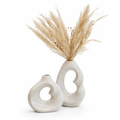Vase Duo “Aura” – Sculpture Élégante en Céramique