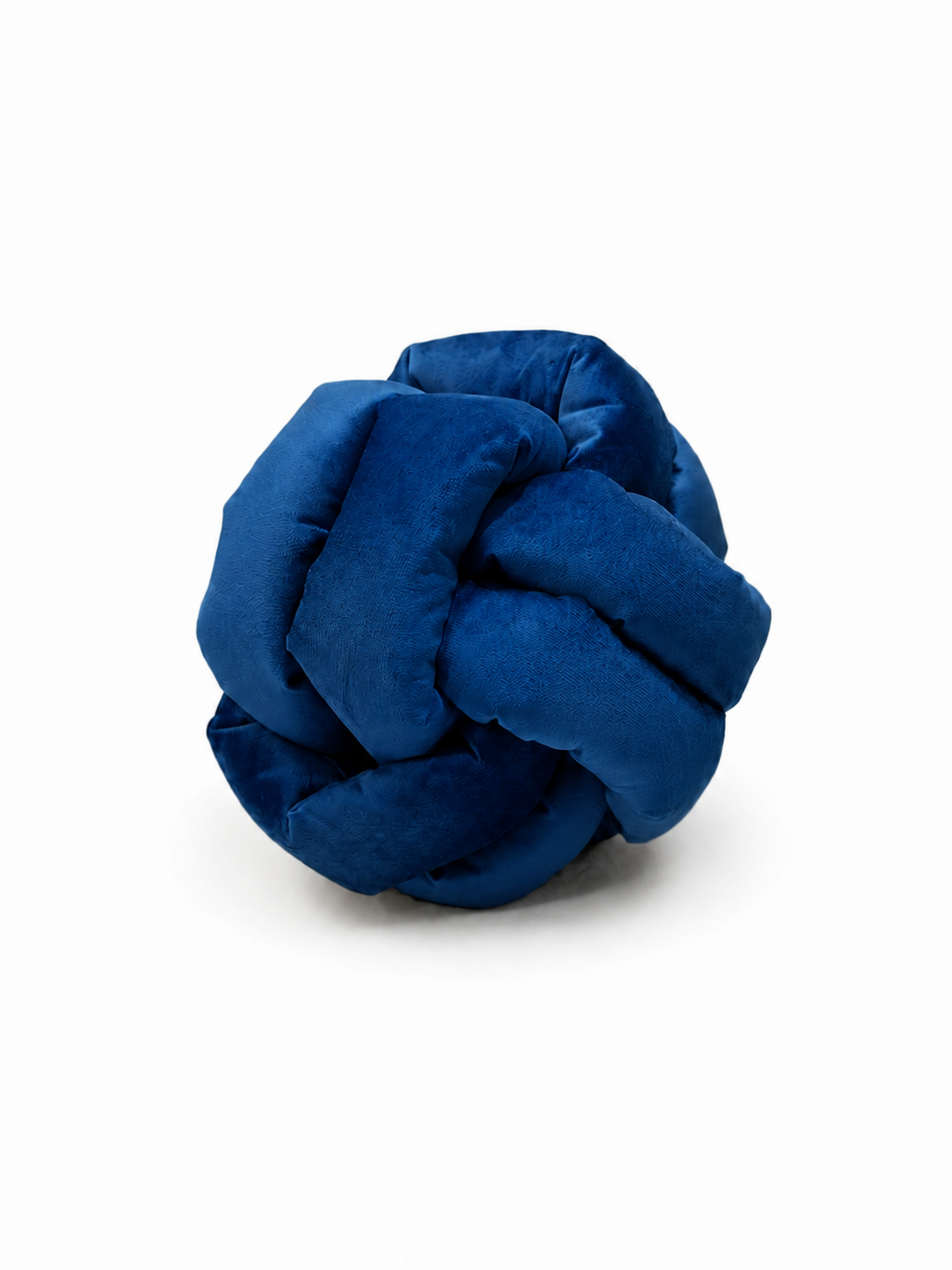 Coussin noeud bleu
