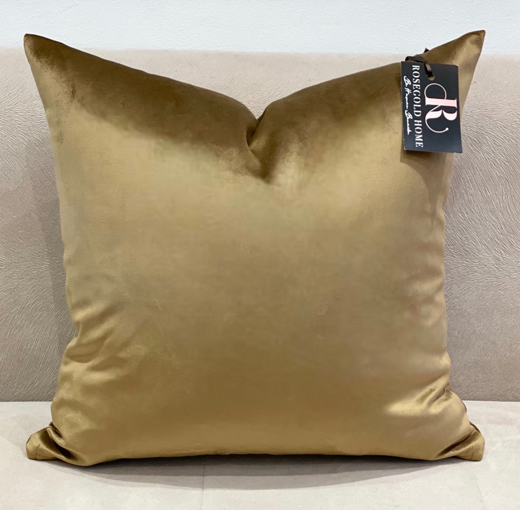 Coussin décoratif en velours Gold