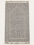 Tapis de prière en velours beige clair