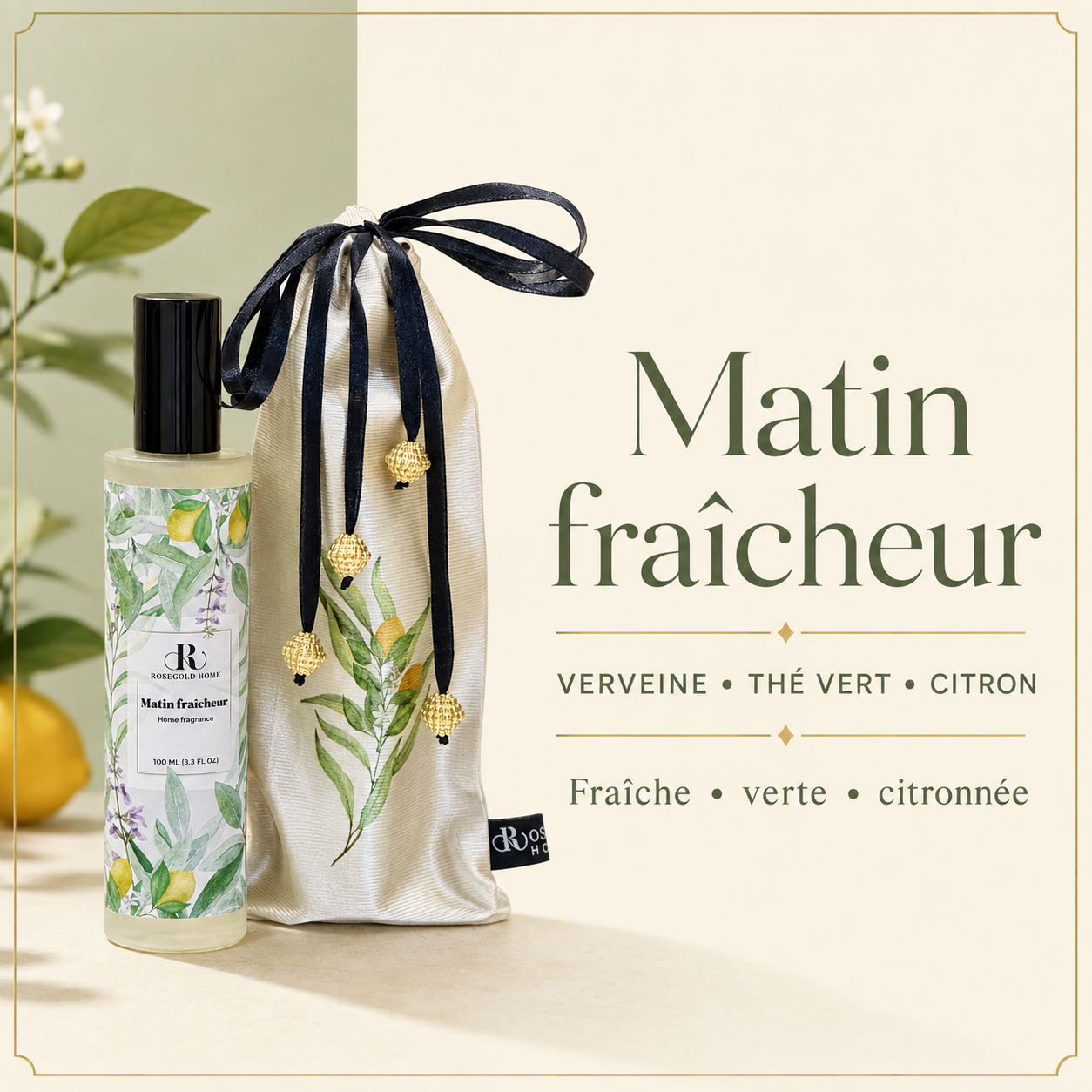 Matin fraîcheur – Parfum d’ambiance 100 ml