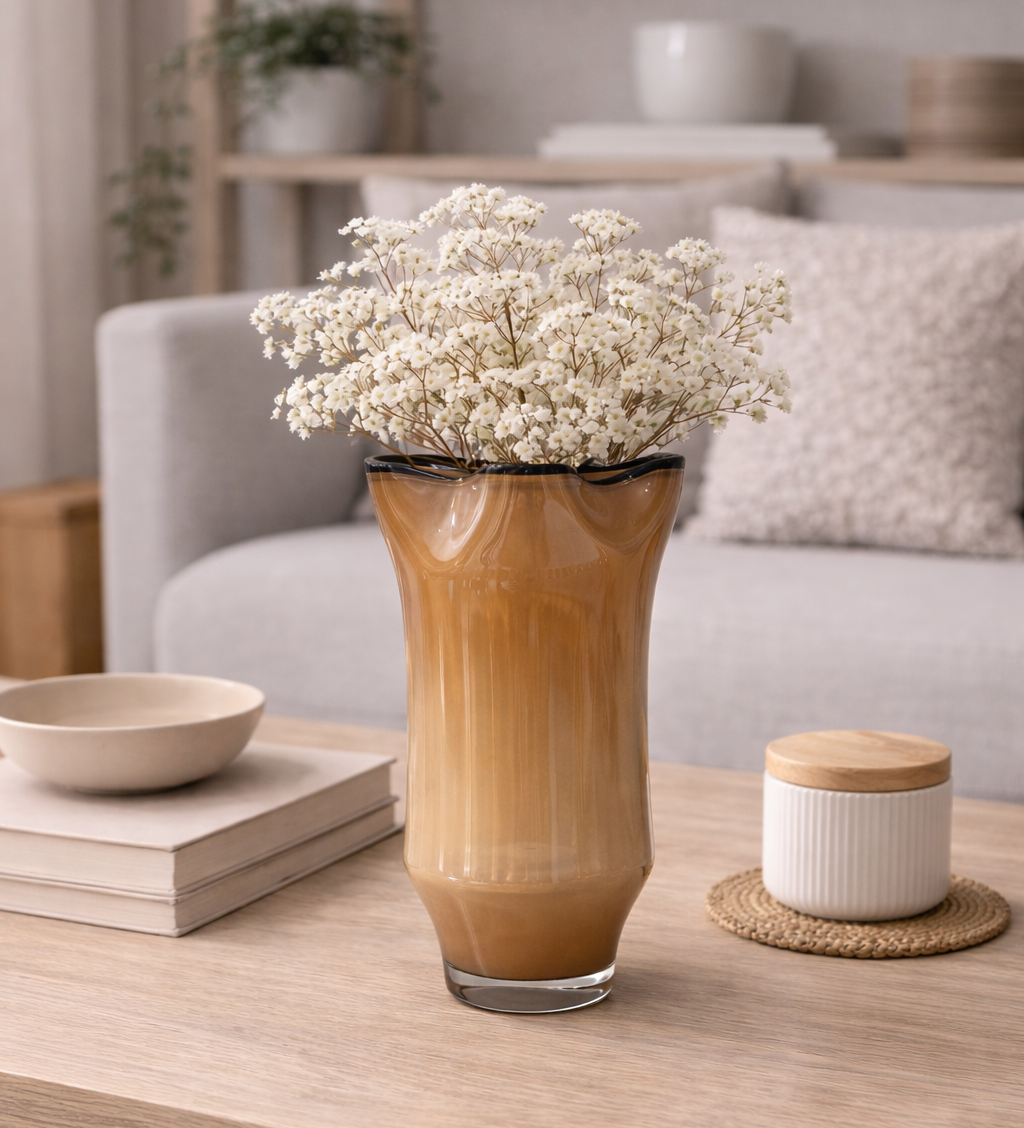 Vase “Sienna” – Verre Soufflé