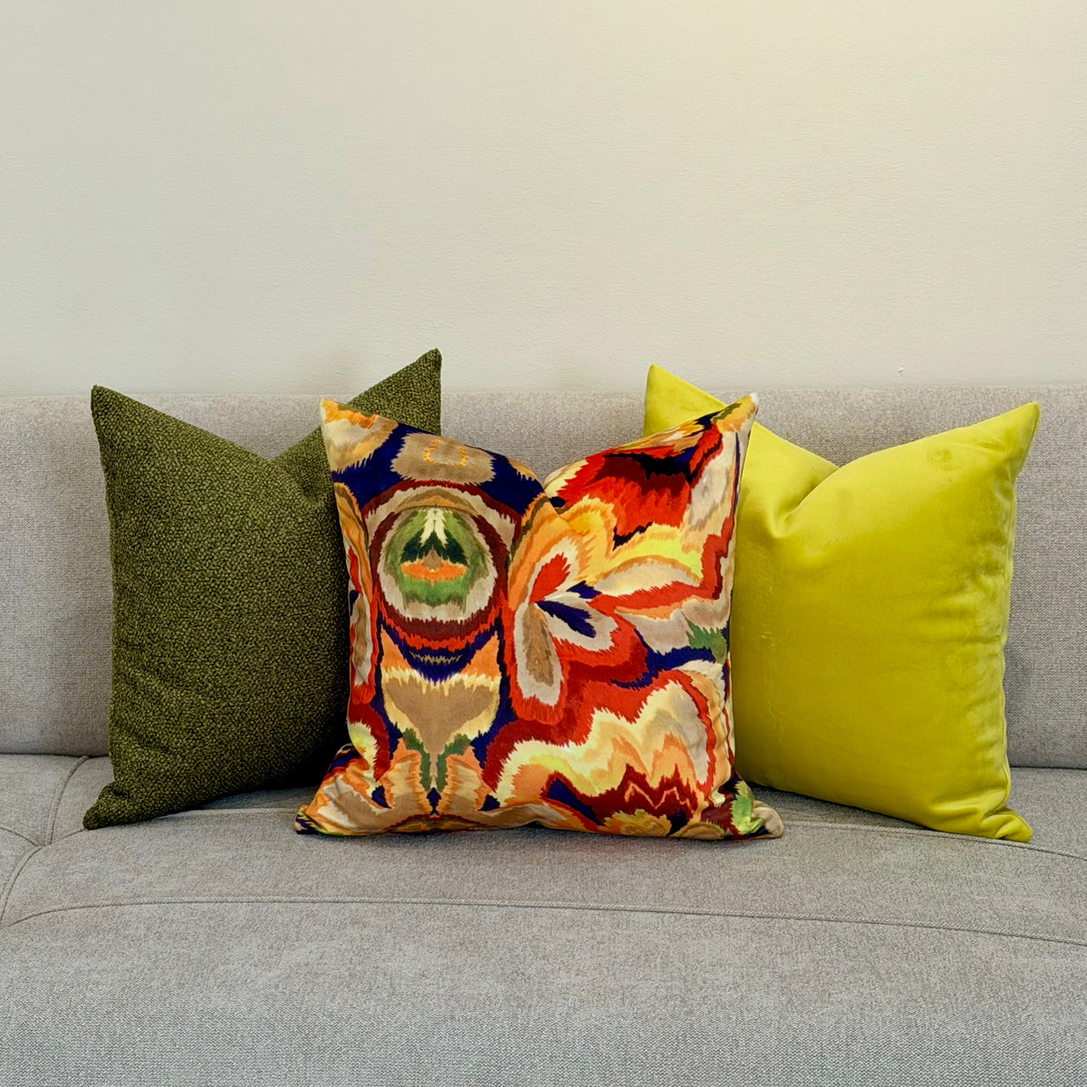 Collection Ikat Soleil | 3 housses velours