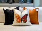 Coussin velours KOLEA