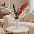 Vase Haut en Céramique Blanche – Alba