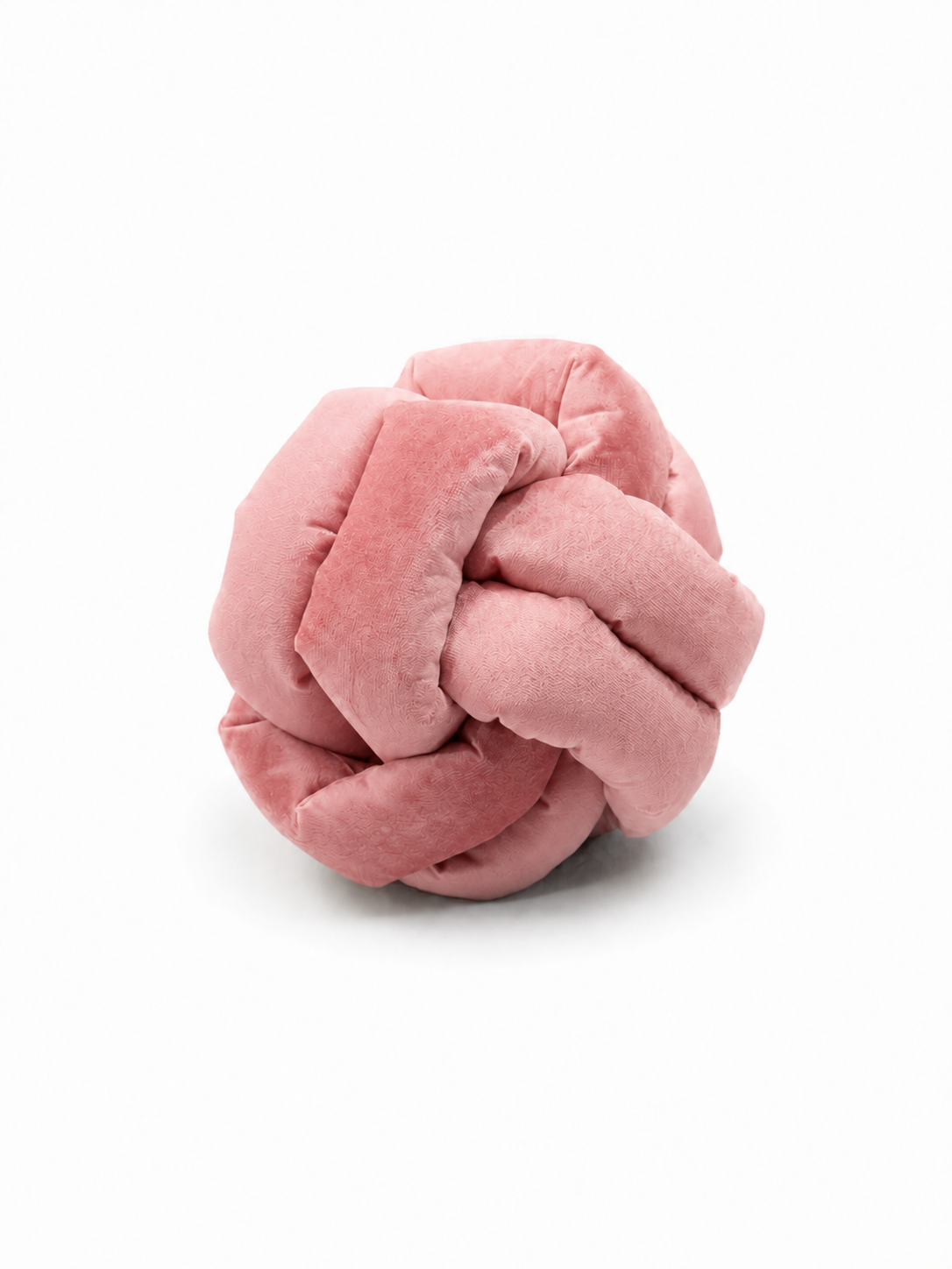 Coussin noeud rose