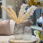 Duo “Éclipse” – Vases en Verre Soufflé
