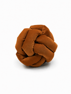 Coussin noeud orange