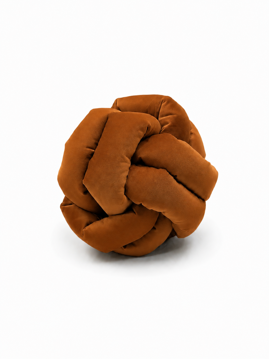 Coussin noeud orange
