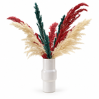 Vase Haut en Céramique Blanche – Alba